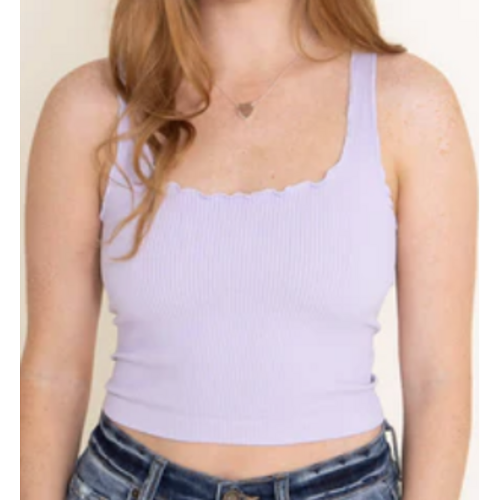 NIKIBIKI NikiBiki Lettuce Edge Crop Top,