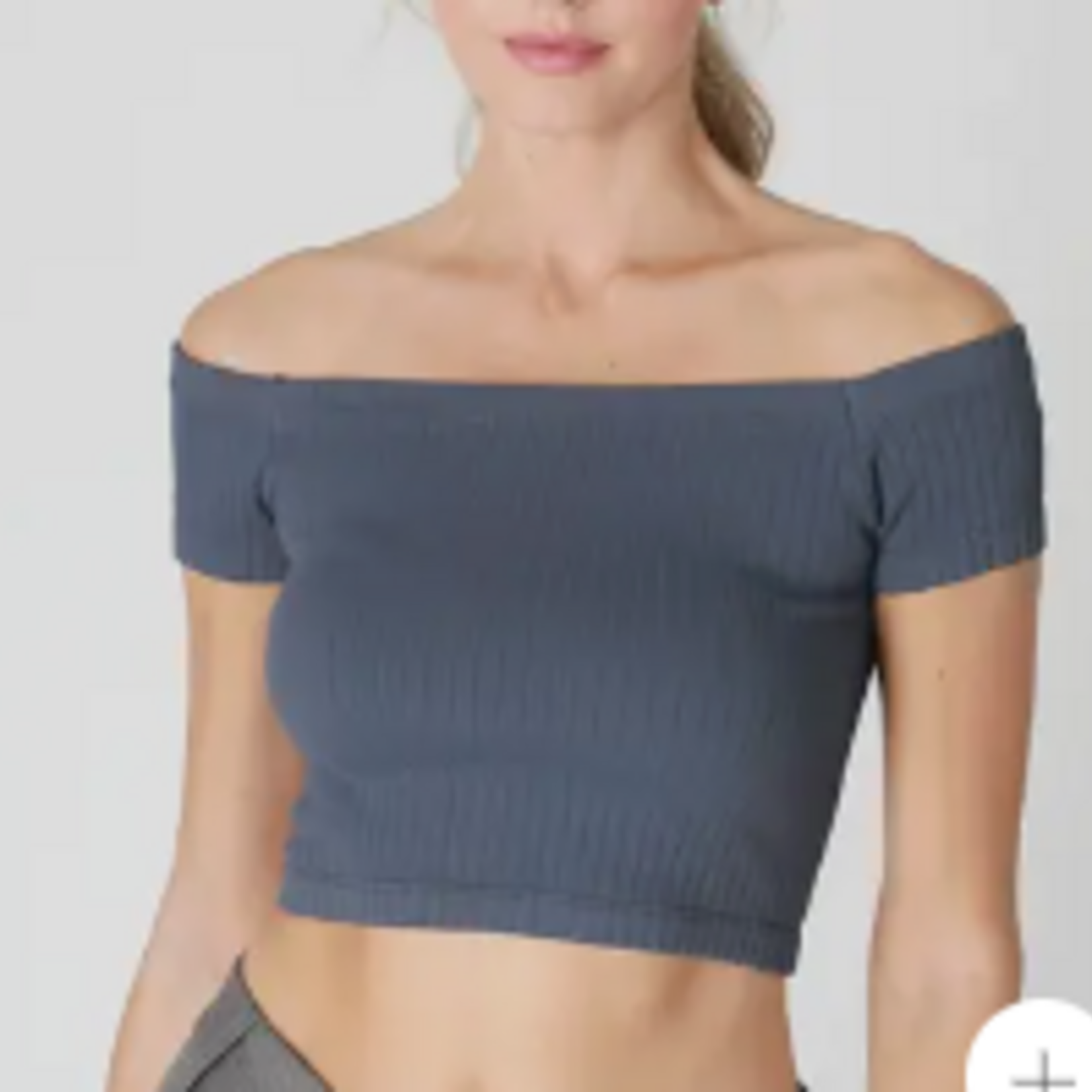 NIKIBIKI Nikibiki Off Shoulder Crop Top,
