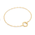 Ania Haie Pop Charms Mini Link Charm Chain Connector Bracelet, gold