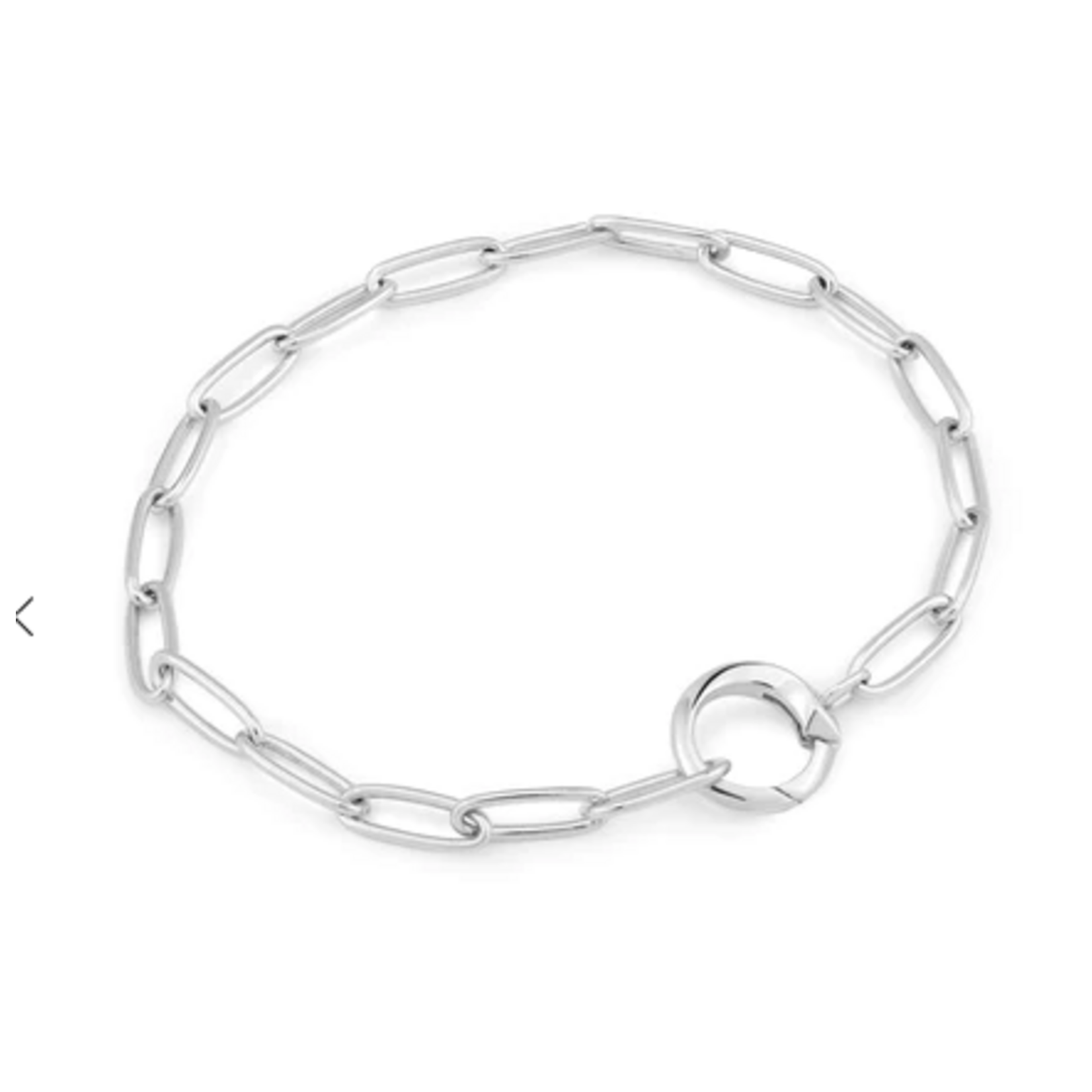 Ania Haie  Pop Charms Link Charm Chain Connector Bracelet, silver