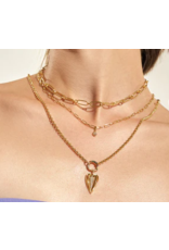 Ania Haie Ania Haie Pop Charms Link Charm Chain Necklace, gold