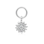 Ania Haie Pop Charms Daisy Earring Charm, silver