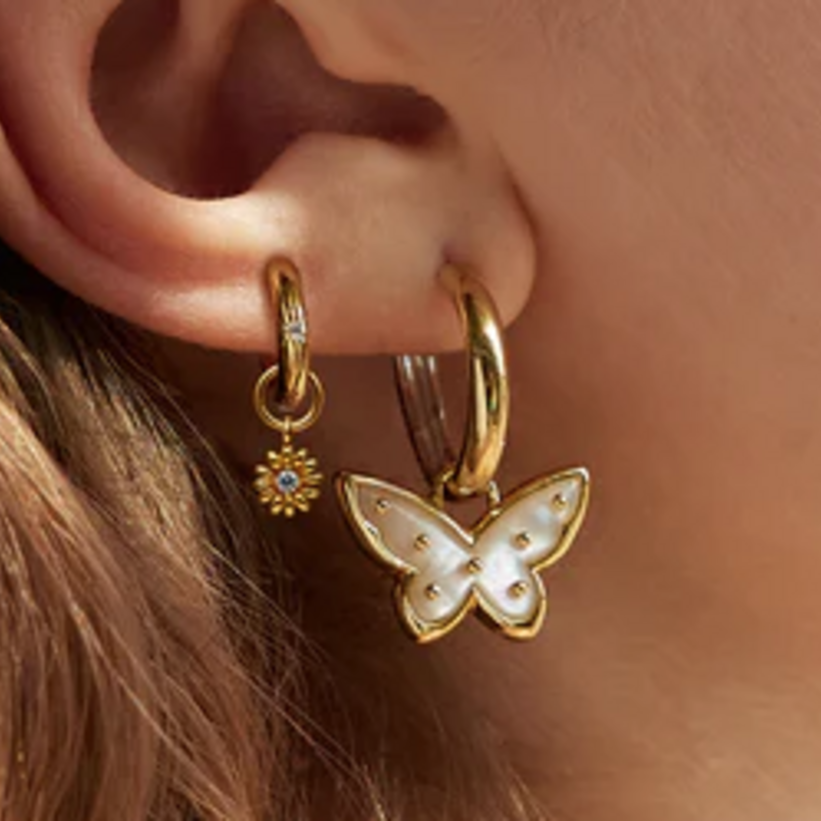 Ania Haie Ania Haie Pop Charms Daisy Earring Charm, gold