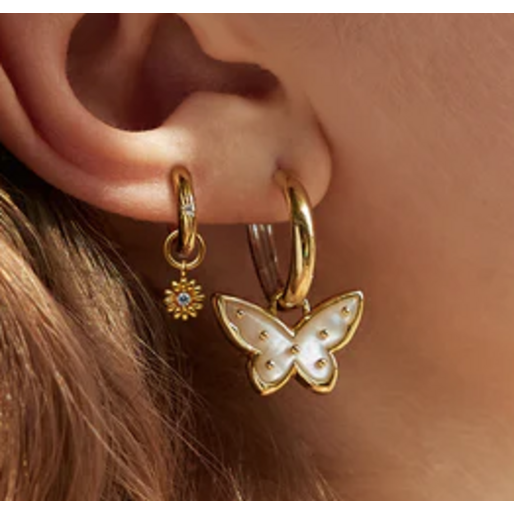 Ania Haie Ania Haie Pop Charms Daisy Earring Charm, gold