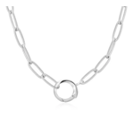 Ania Haie Pop Charms Link Charm Chain Connector Necklace, silver