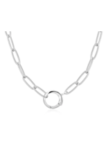 Ania Haie Ania Haie Pop Charms Link Charm Chain Connector Necklace, silver