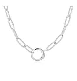Ania Haie Ania Haie Pop Charms Link Charm Chain Connector Necklace, silver