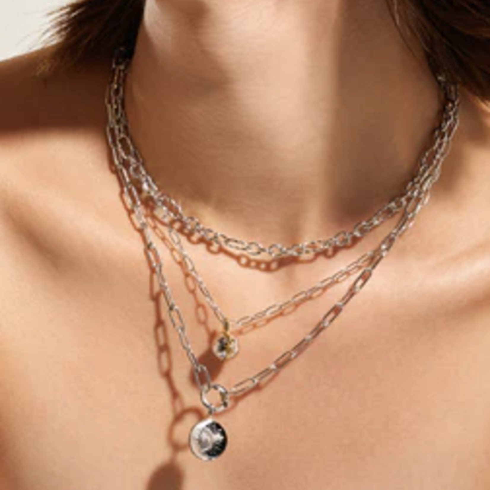 Ania Haie Ania Haie Pop Charms Link Charm Chain Connector Necklace, silver