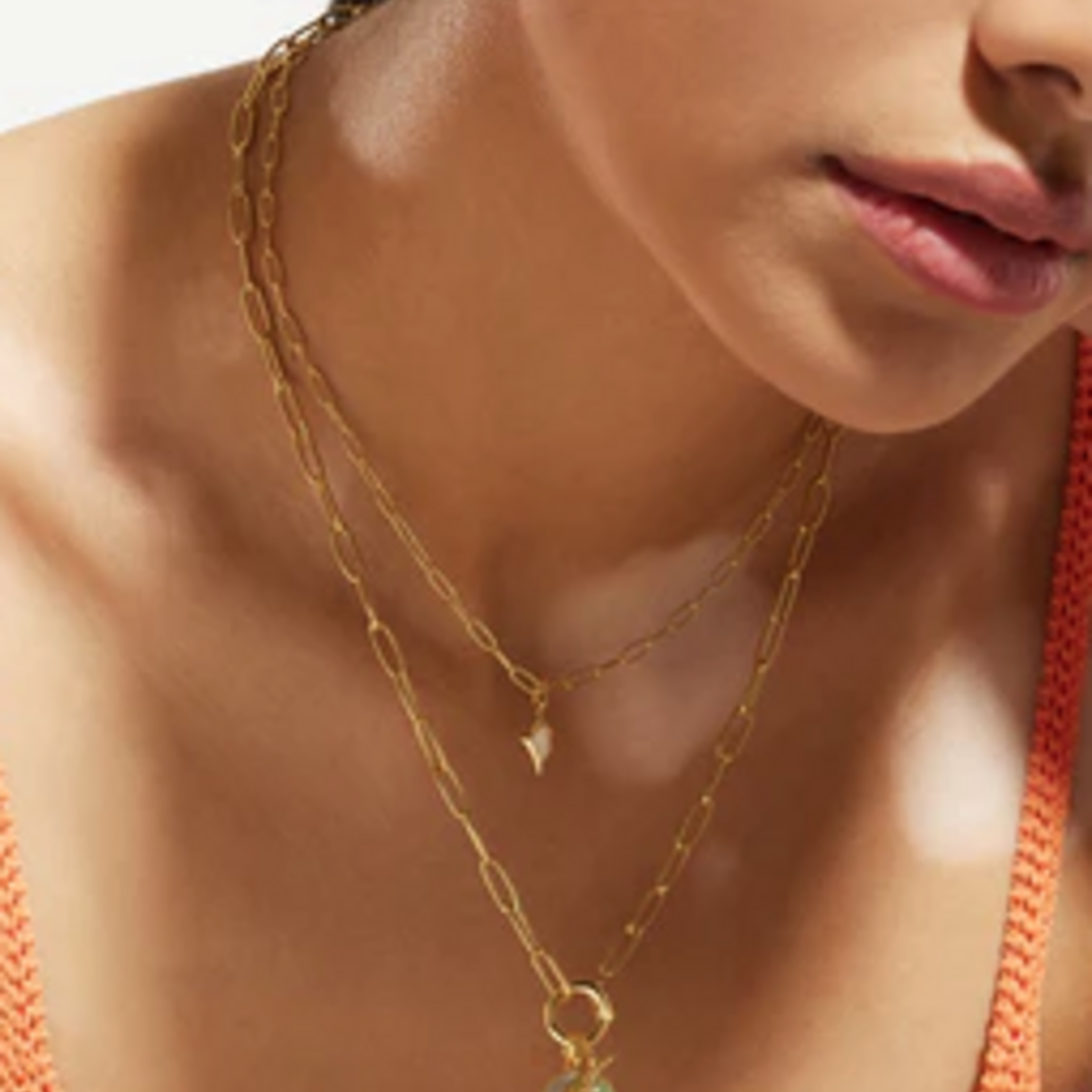 Ania Haie Ania Haie Pop Charms Link Charm Chain Connector Necklace, gold