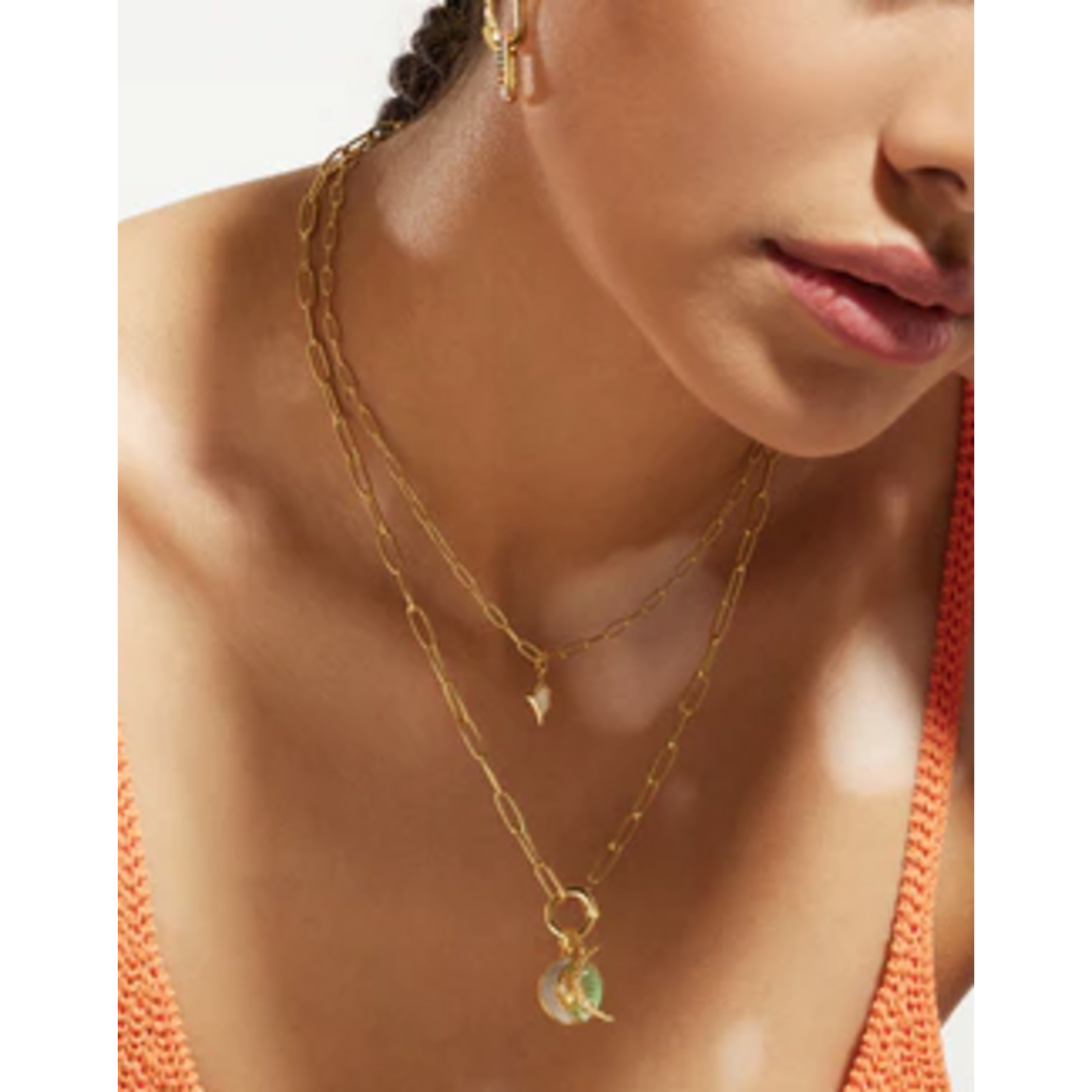 Ania Haie Ania Haie Pop Charms Link Charm Chain Connector Necklace, gold