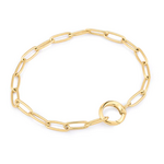 Ania Haie Ania Haie Pop Charms Link Charm Chain Connector Bracelet, gold