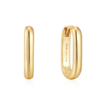 Ania Haie Ania Haie Pop Charms Oval Hoop Earrings, gold