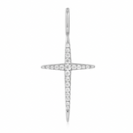 Ania Haie Ania Haie Pop Charms Cross Necklace Charm, silver