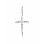Ania Haie Pop Charms Cross Necklace Charm, silver