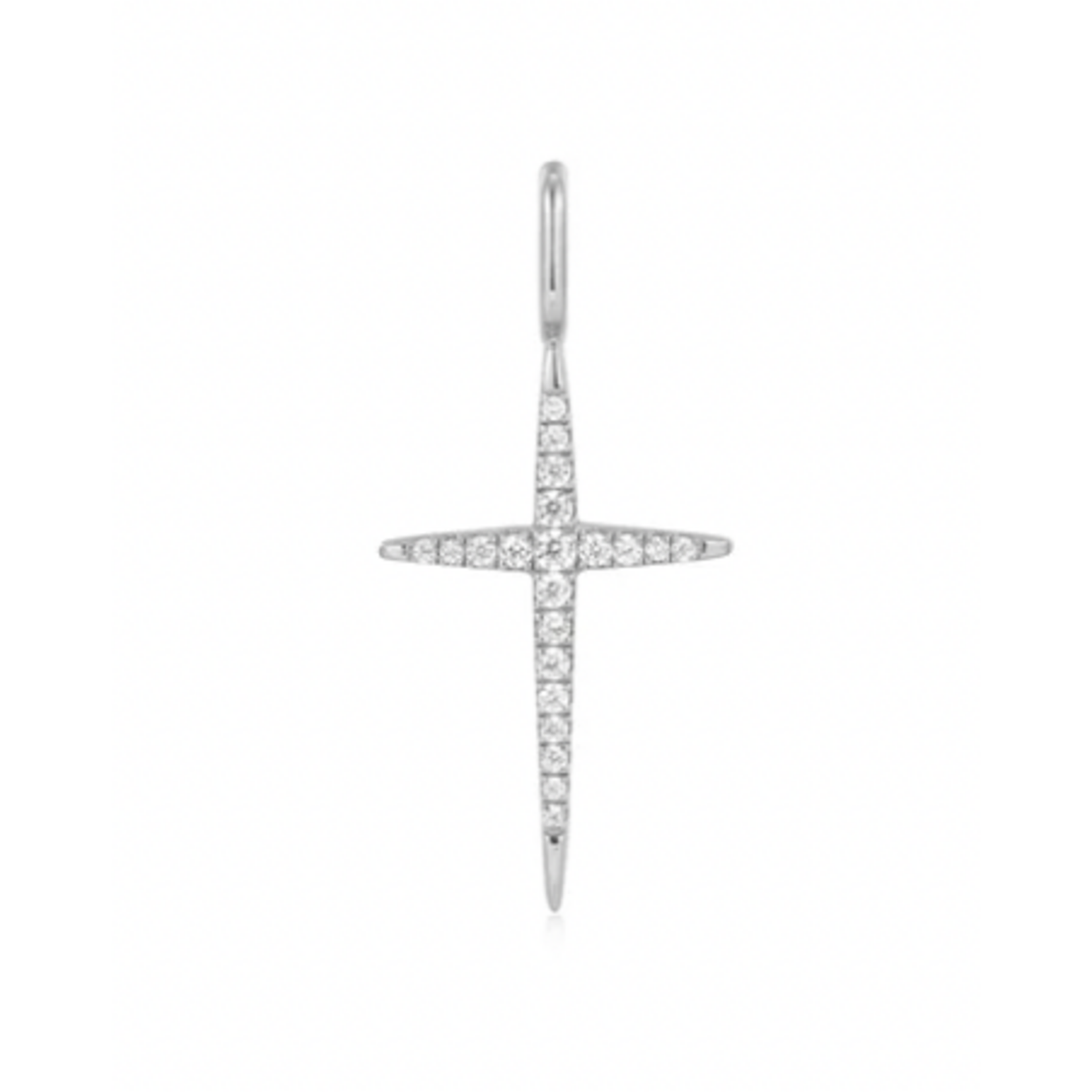 Ania Haie  Pop Charms Cross Necklace Charm, silver