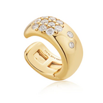 Ania Haie Ania Haie Modern Muse Wide Sparkle Ear Cuff, gold