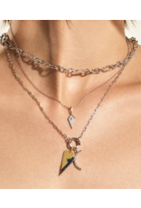 Ania Haie Ania Haie Pop Charms Mini Link Charm Chain Necklace, silver