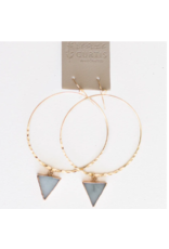 Leslie Curtis Jewelry Designs LC Logan Earrings, gold