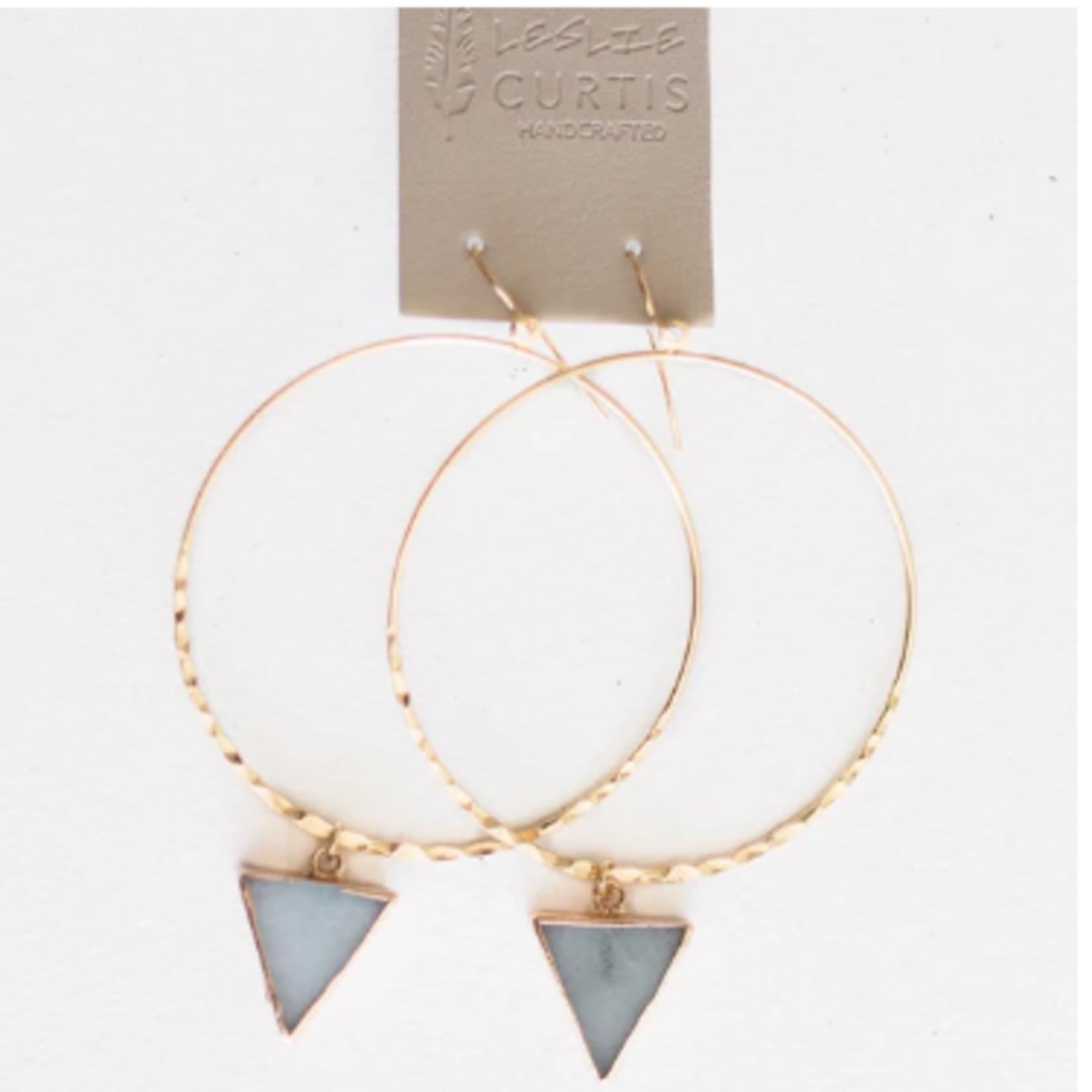 Leslie Curtis Jewelry Designs LC Logan Earrings, gold