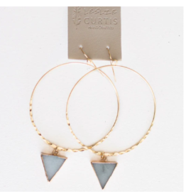 Leslie Curtis Jewelry Designs LC Logan Earrings, gold