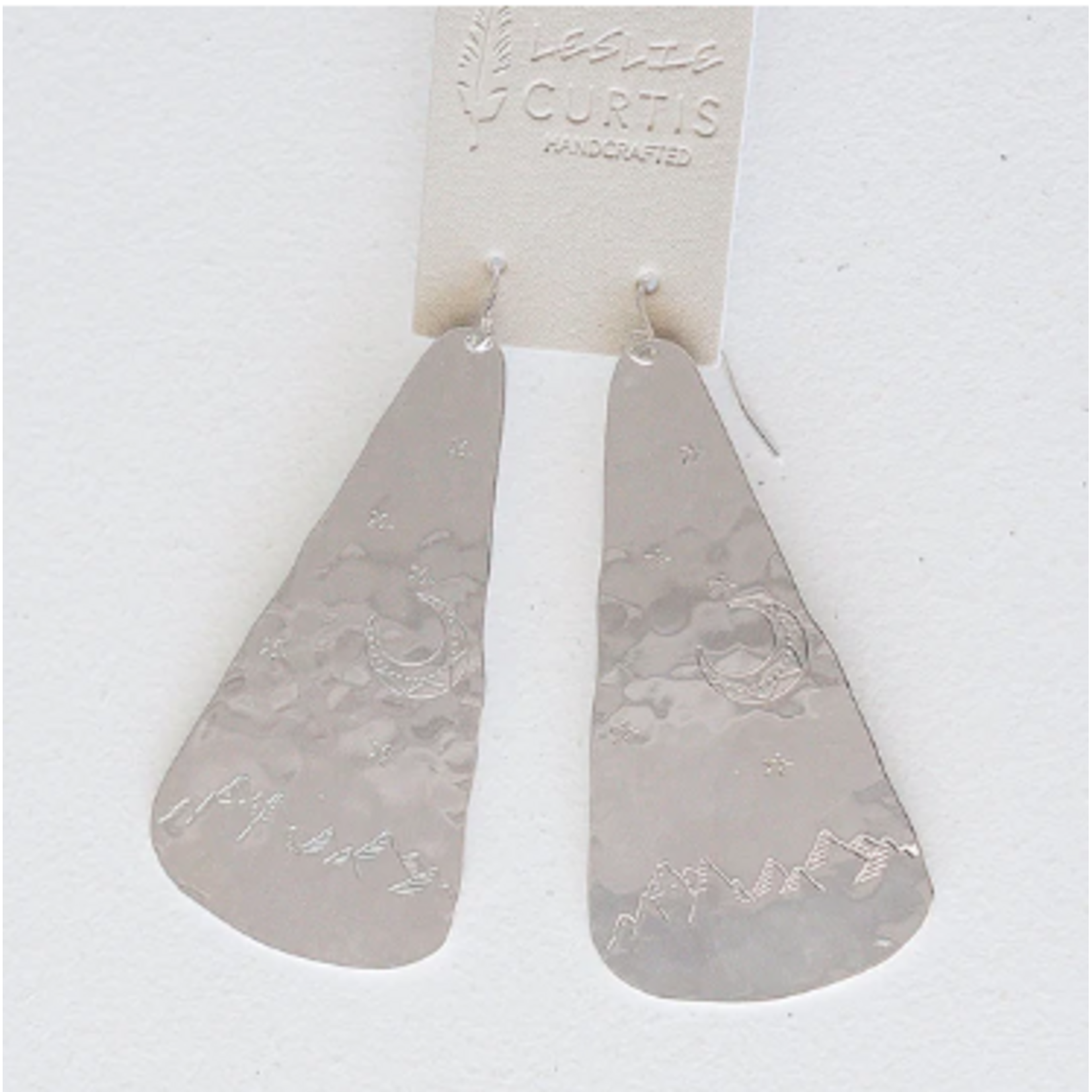 Leslie Curtis Jewelry Designs Estelle Earrings, silver