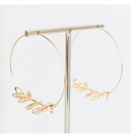 Leslie Curtis Jewelry Designs LC Emory Earrings, gold