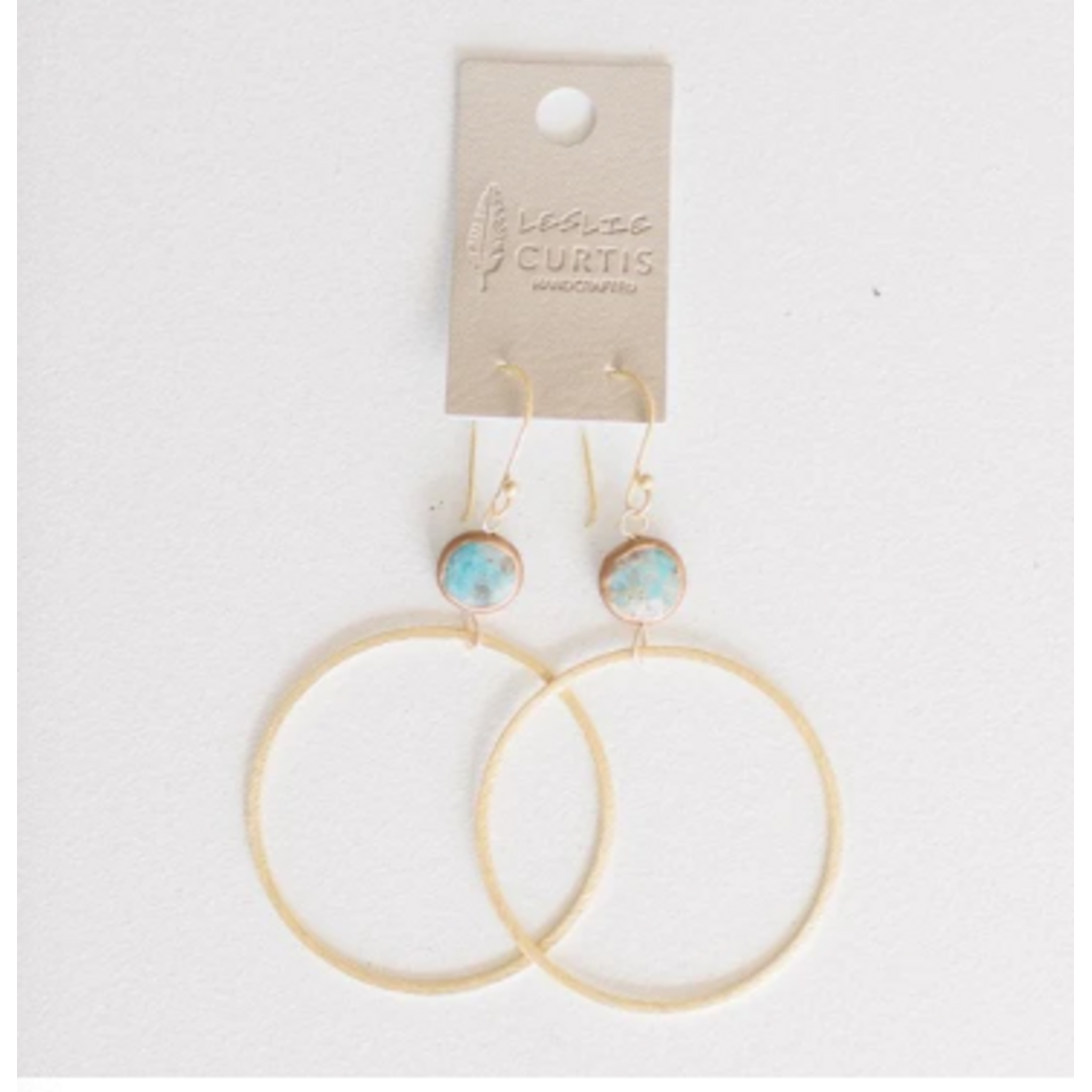 Leslie Curtis Jewelry Designs LC Harper Earrings, gold