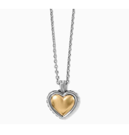 Brighton Pretty Tough Bold heart Petite Necklace