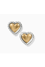 Brighton Pretty Tough Petite Heart Post Earrings