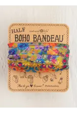 Natural LIfe Half Boho Bandeau, Folk Flower Patchwork