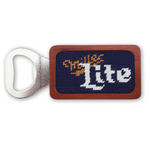 Smathers & Branson S&B Needlepoint Bottle Opener, Miller Lite