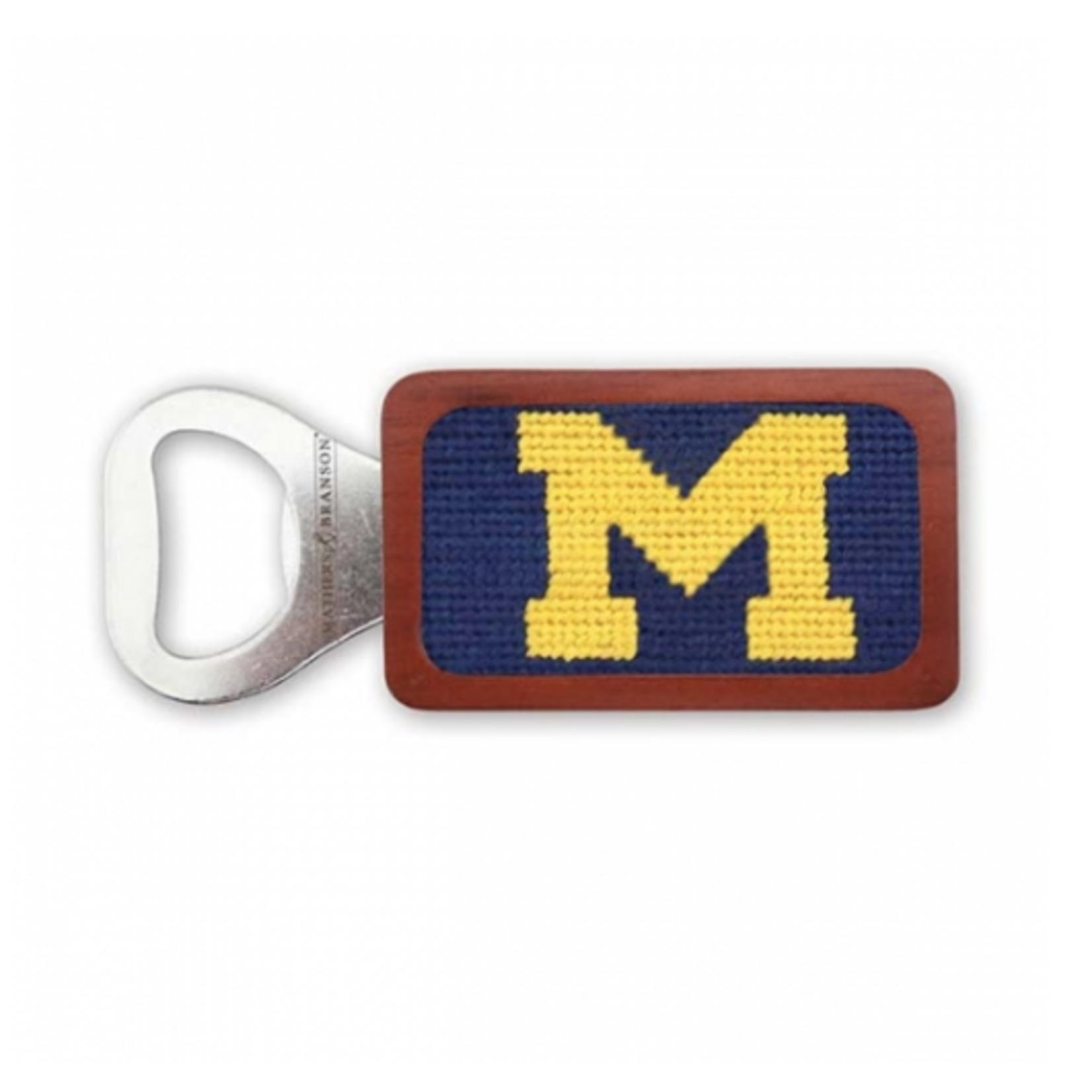 Smathers & Branson S&B Needlepoint Bottle Opener, Michigan