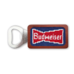 Smathers & Branson S&B Needlepoint Bottle Opener, Budweiser Vintage Bowtie (Classic Navy)