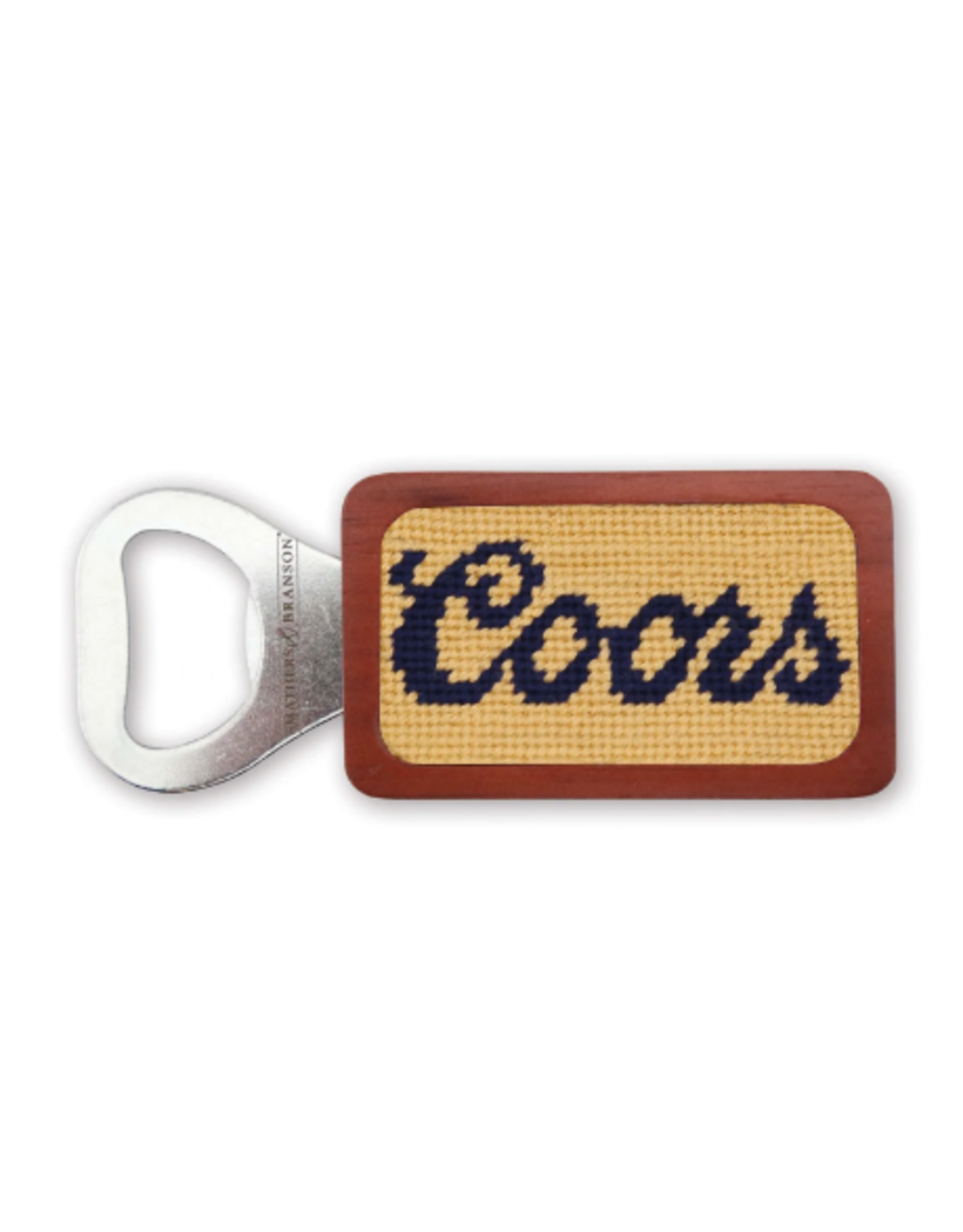 Smathers & Branson S&B Needlepoint Bottle Opener, Coors