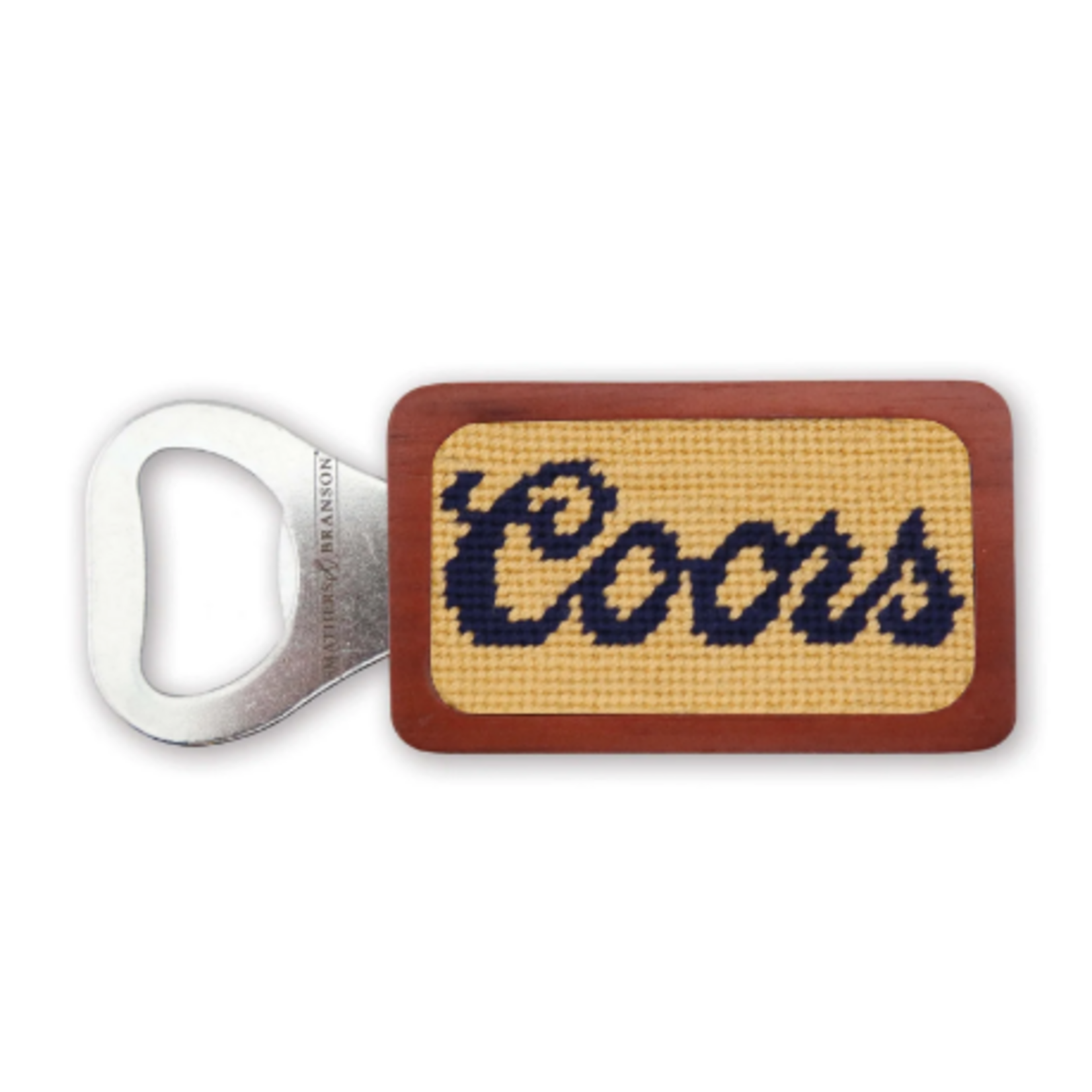 Smathers & Branson S&B Needlepoint Bottle Opener, Coors