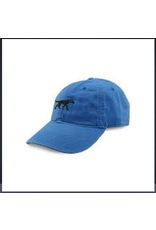 Smathers & Branson S&B Needlepoint Ball Hat, Black Lab on Royal Blue
