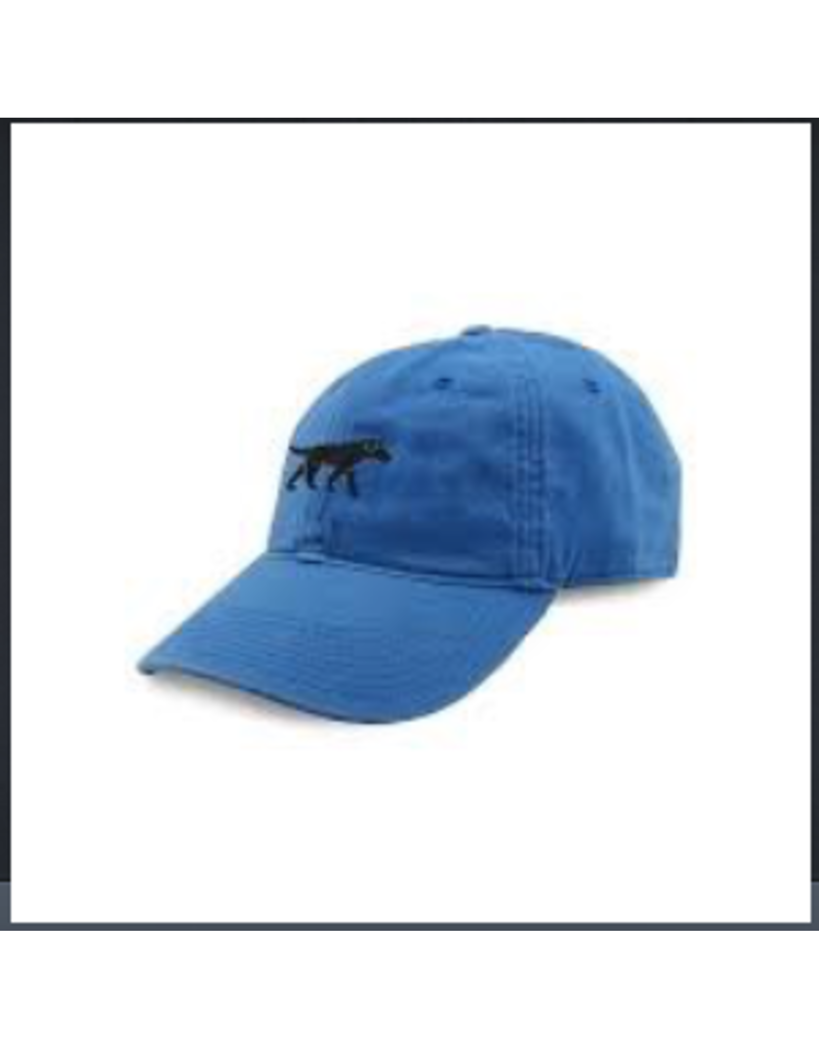 Smathers & Branson S&B Needlepoint Ball Hat, Black Lab on Royal Blue