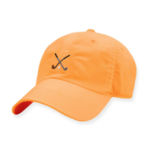 Smathers & Branson S&B Needlepoint Performance Hat, Crossed Clubs on Apricot