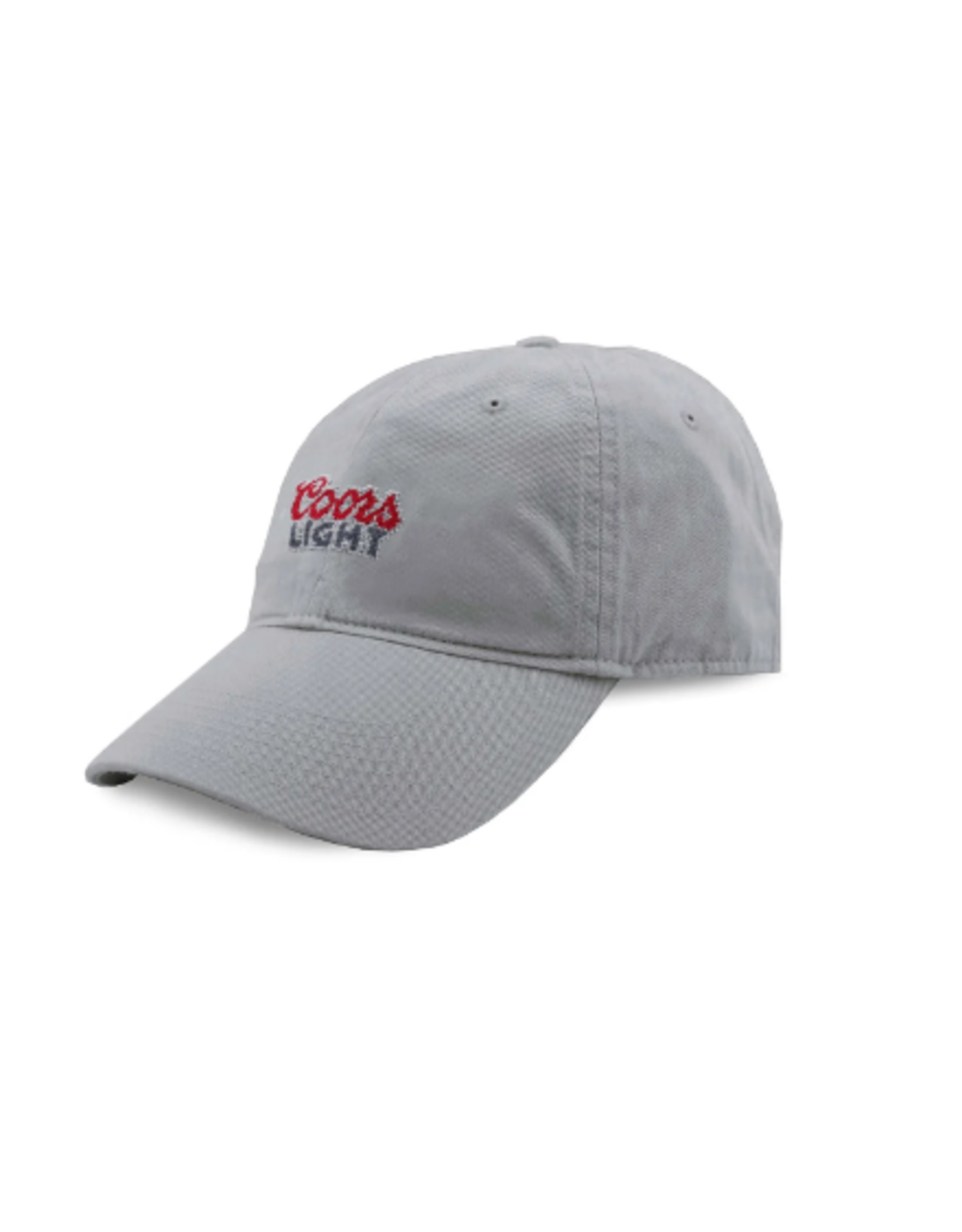 Smathers & Branson S&B Needlepoint Hat, Coors Light on Grey