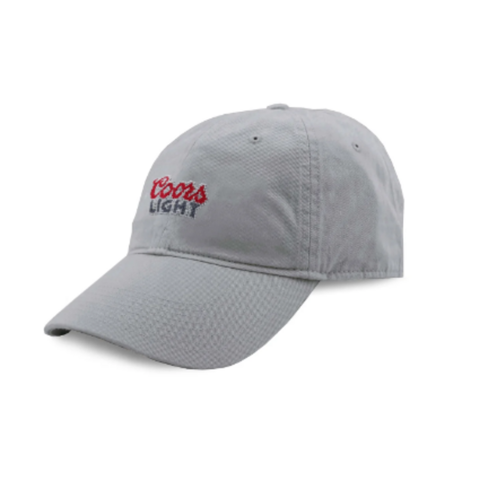 Smathers & Branson S&B Needlepoint Hat, Coors Light on Grey