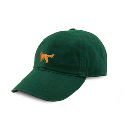 Smathers & Branson S&B Needlepoint Ball Hat, Golden Retriever on Hunter
