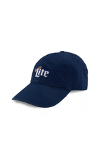 Smathers & Branson S&B Needlepoint Ball Hat, Miller Lite (navy)