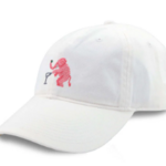 Smathers & Branson S&B Needlepoint Ball Hat, Elephant Martini Hat (white)