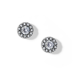 Brighton Illumina Solitaire Post Earrings, silver