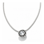 Brighton Brighton Silver & Stone Twinkle Round Petite Necklace