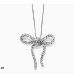 Brighton Illumina Bow Necklace, silver