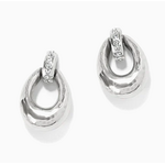 Brighton Brighton Meridian Orbit Post Drop Earrings, silver