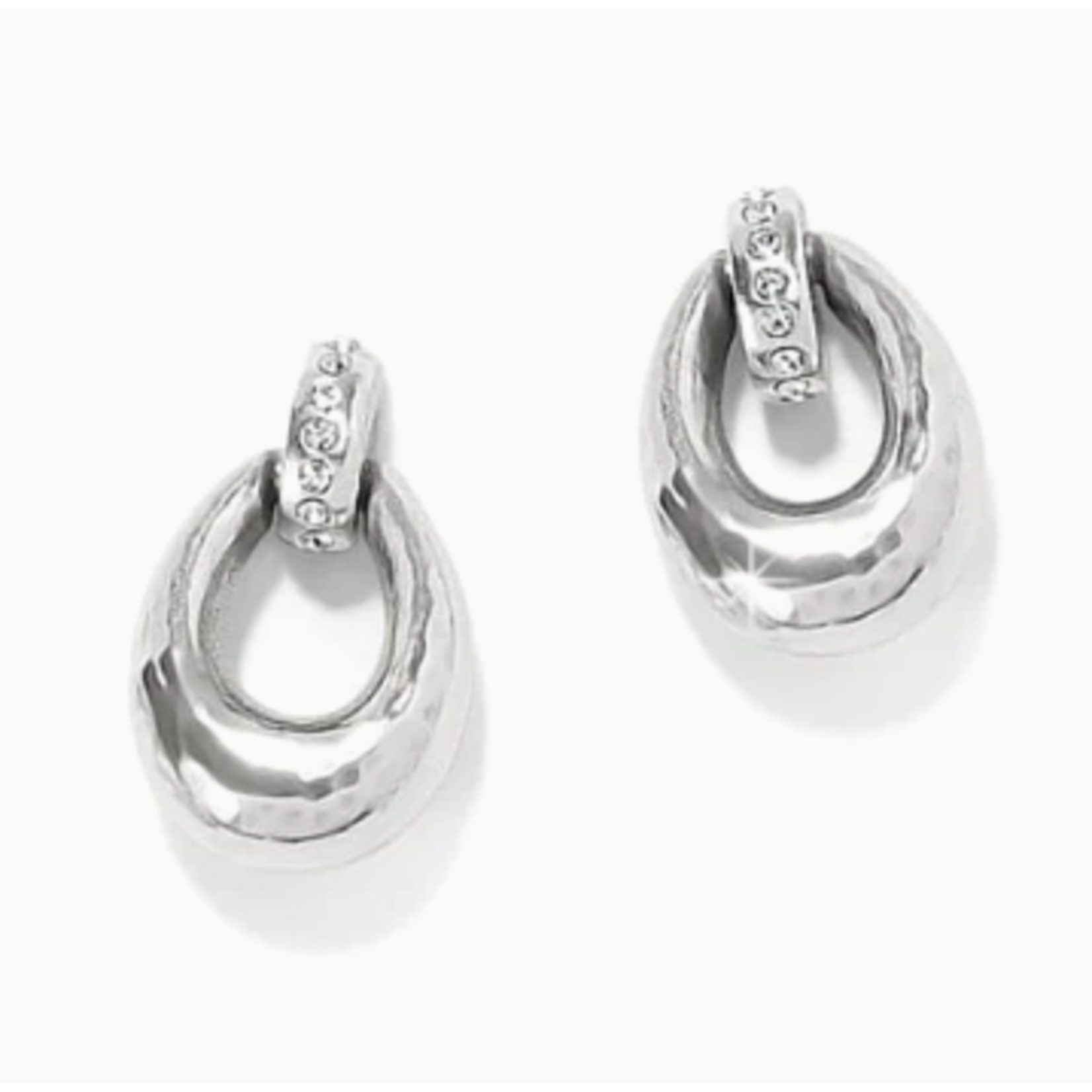 Brighton Brighton Meridian Orbit Post Drop Earrings, silver