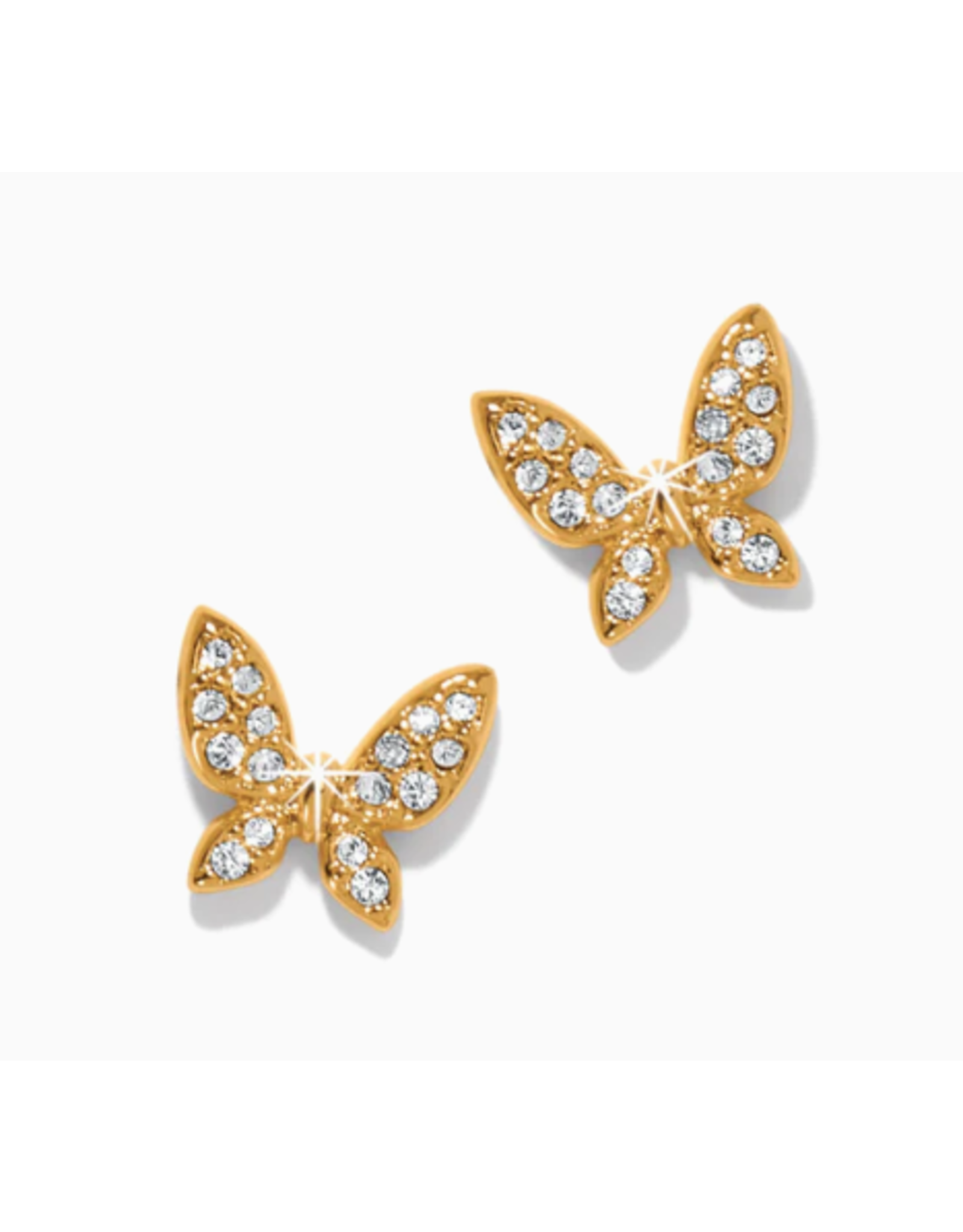 Brighton Enchanting Butterfly Gold Post Earrings