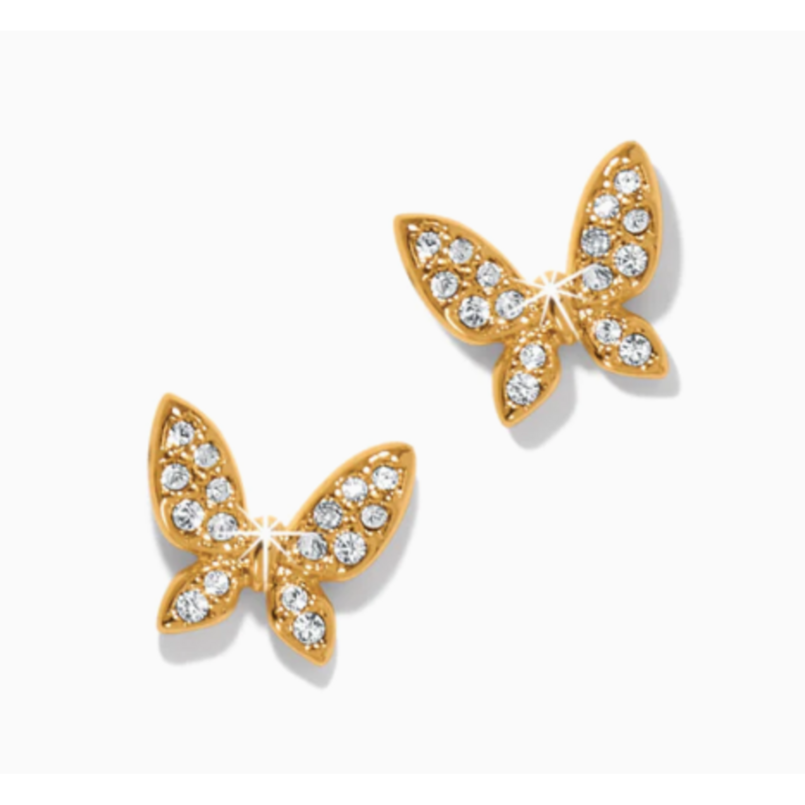 Brighton Brighton Enchanting Butterfly Gold Post Earrings